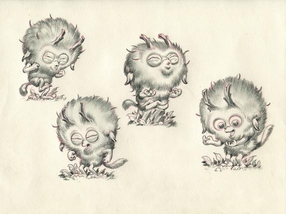 Stan Manoukian - Monstre , Monstre n'est pas bleu, Illustrat