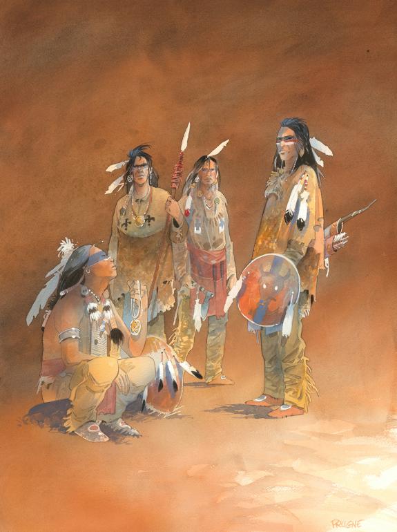 Patrick Prugne - Mondes nouveaux, Illustration originale, "A