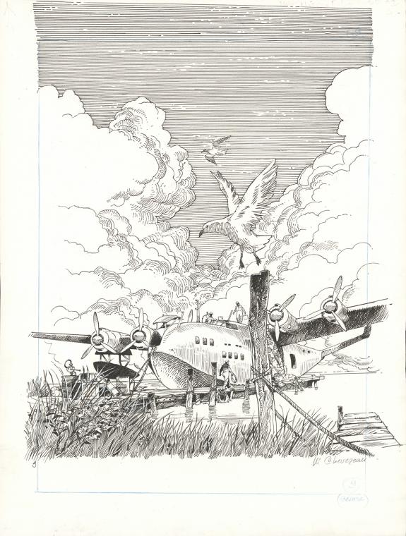 Michel CHEVEREAU - Bon Voyage ?, Planche originale n°9 ( cha