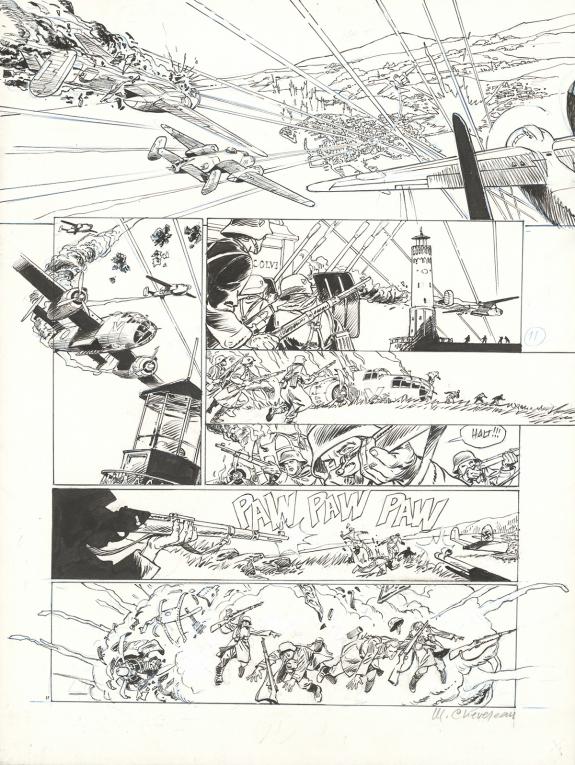 Michel CHEVEREAU - Bon Voyage ?, Planche originale n°11