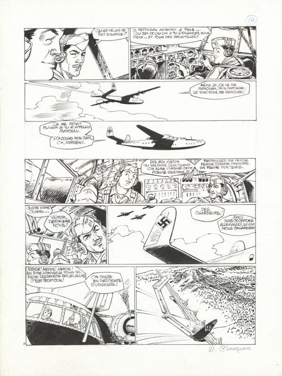 Michel CHEVEREAU - Bon Voyage ?, Planche originale n°14