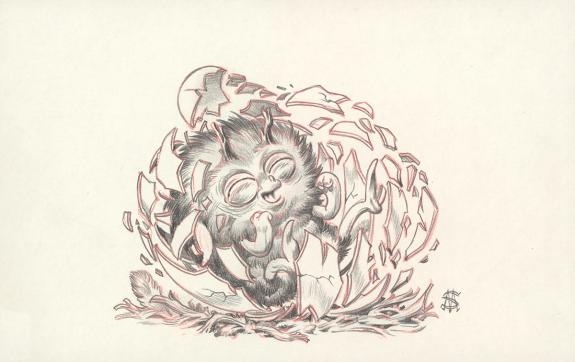 Stan Manoukian - Monstre , Monstre n'est pas bleu, Illustrat