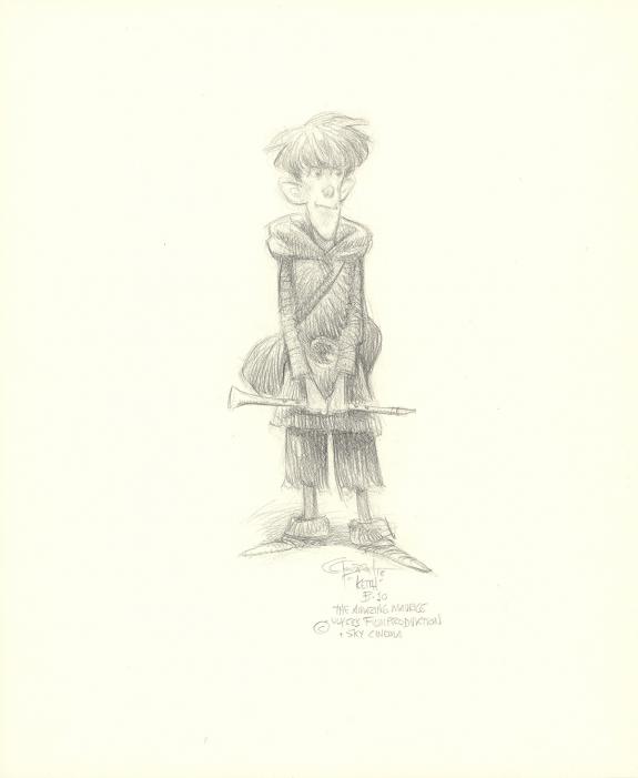 Carter Goodrich - Casting Call, Keith, character design pour