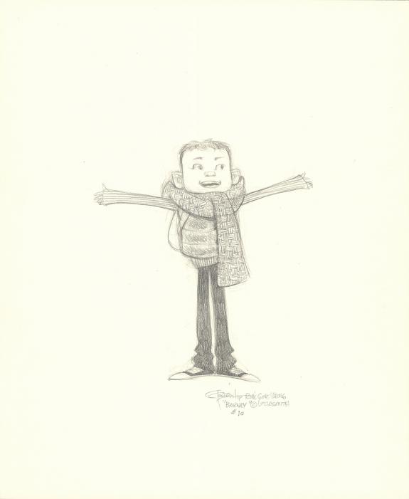 Carter Goodrich - Barney #10. Character design pour Ron's Go