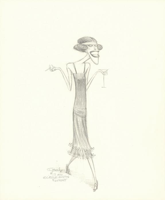 Carter Goodrich - Casting Call, Illustration originale pour 