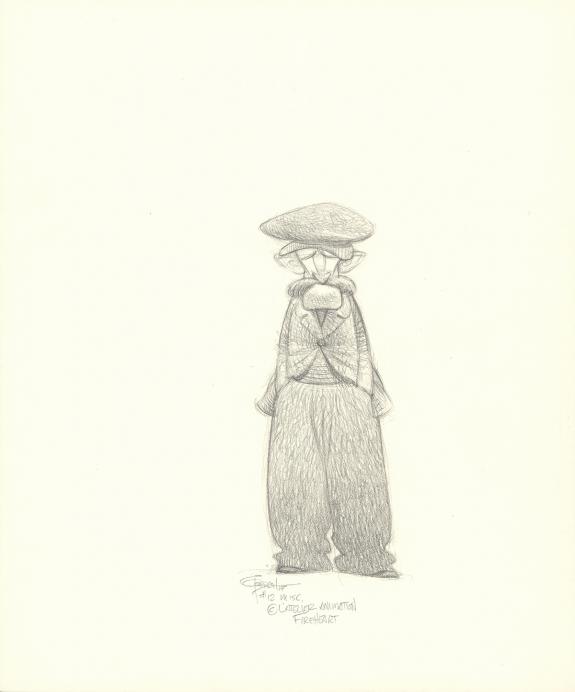Carter Goodrich - Casting Call, Illustration originale pour 