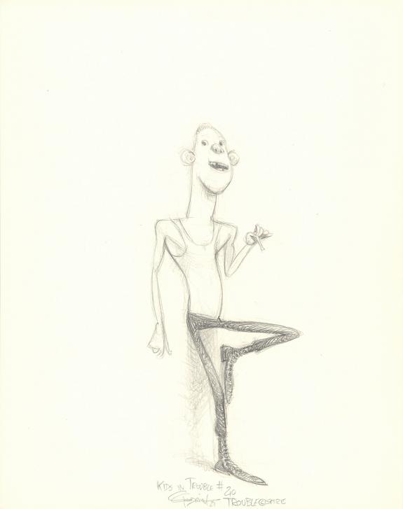 Carter Goodrich - Casting Call, Illustration originale pour 