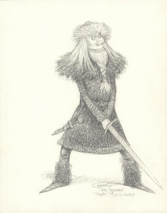 Carter Goodrich - Casting Call, Illustration originale, Lars