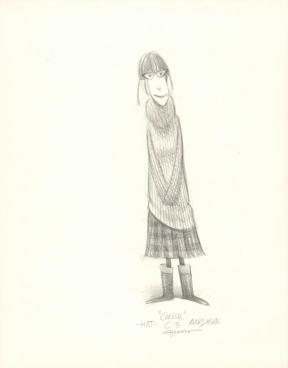 Carter Goodrich - Illustration originale Carroll pour Hat (2