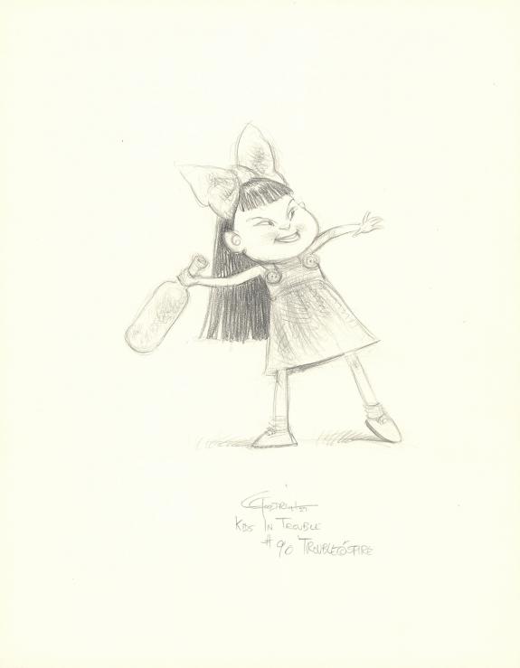 Carter Goodrich - Casting Call, Illustration originale pour 