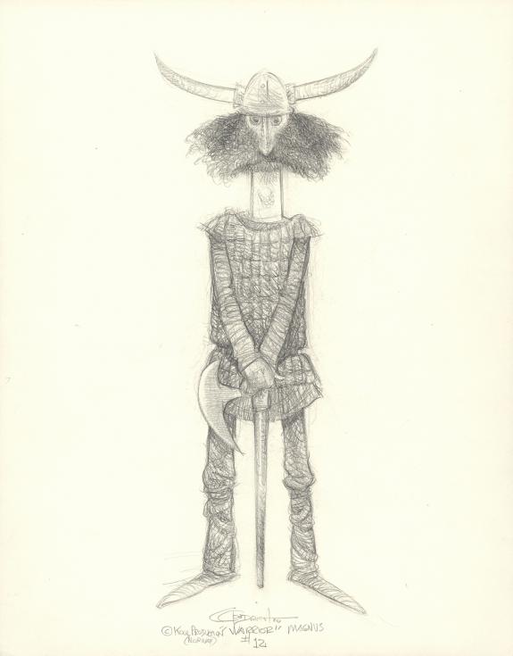 Carter Goodrich - Casting Call, Illustration originale, Warr