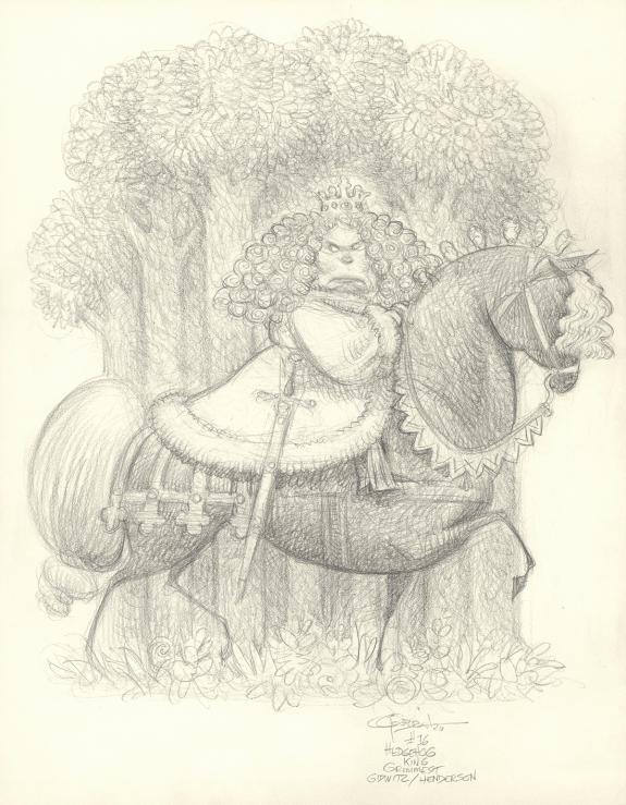 Carter Goodrich - Casting Call, Illustration originale (2020