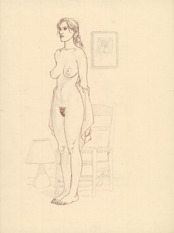 Andr&eacute; Juillard - Apr&egrave;s la pluie, Illustration originale