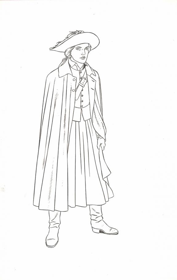 Andr&eacute; Juillard - Plume aux Vents, Illustration originale