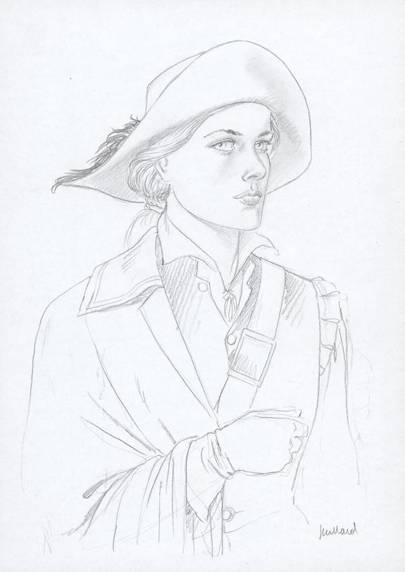 Andr&eacute; Juillard - Plume aux Vents, Illustration originale : p