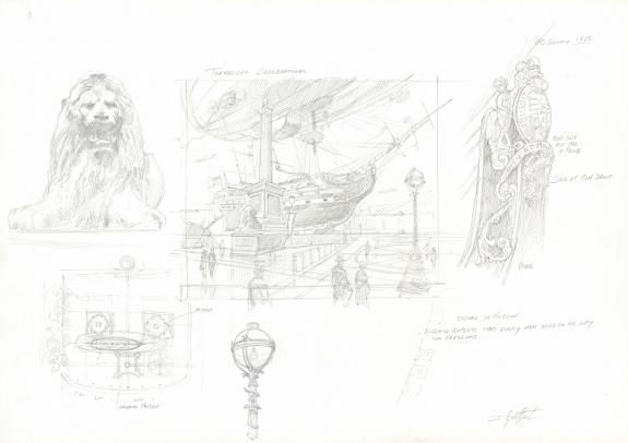 Didier Graffet - Trafalgar Celebrations. Illustration origin