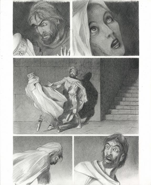 Paul & Ga&euml;tan Brizzi - Macbeth, Planche originale n&deg; 021