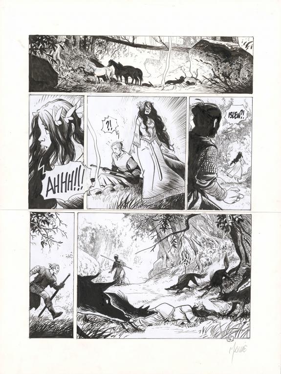 Vincent Mallié - Ténébreuse, Livre premier, Planche original