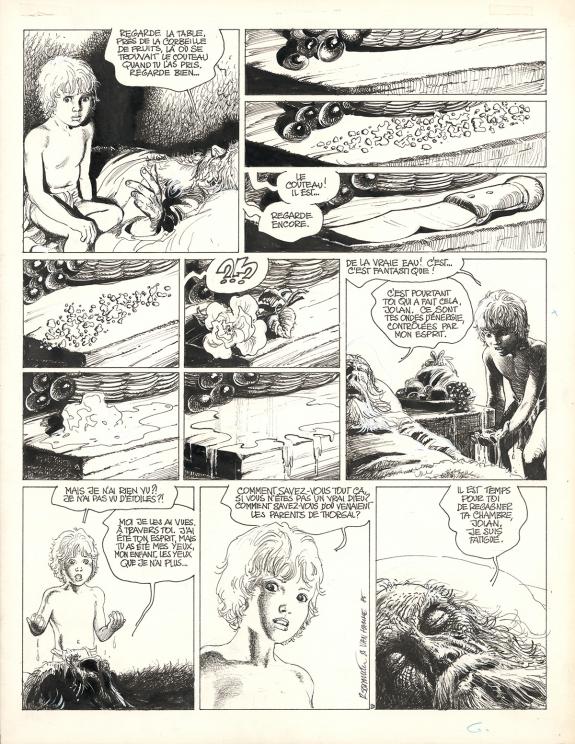 Grzegorz Rosinski - Thorgal, Les Yeux de Tanatloc, Planche o