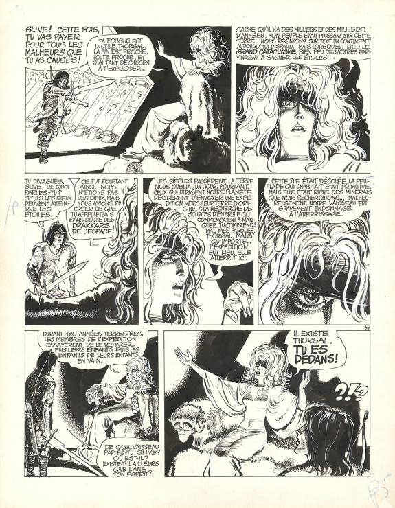 Grzegorz Rosinski - Thorgal, L'Île des Mers Gelées, Planche 
