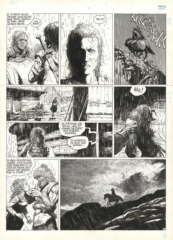 Grzegorz Rosinski - Thorgal, Louve, Planche originale n°26