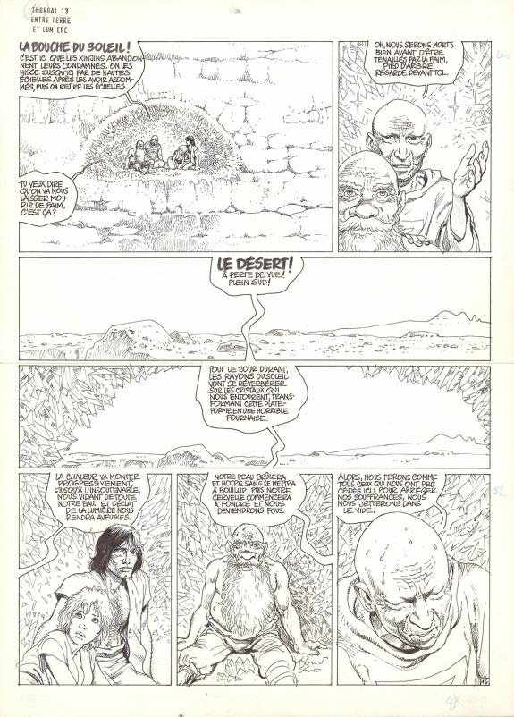 Grzegorz Rosinski - Thorgal, Entre terre et lumière, Planche