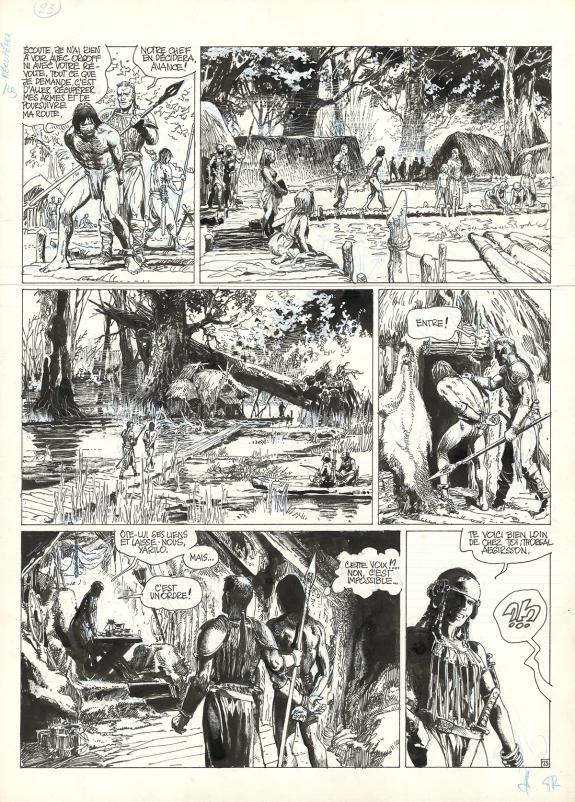 Grzegorz Rosinski - Thorgal, L'Épée-Soleil, Planche original