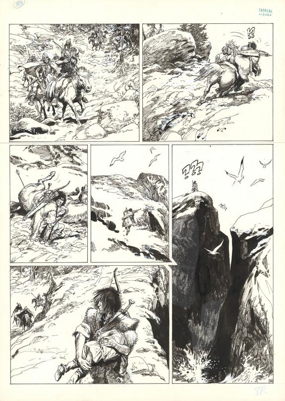 Grzegorz Rosinski - Thorgal, Louve, Planche originale n°39