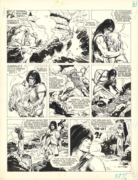 Grzegorz Rosinski - Thorgal, La Magicienne trahie, Planche o
