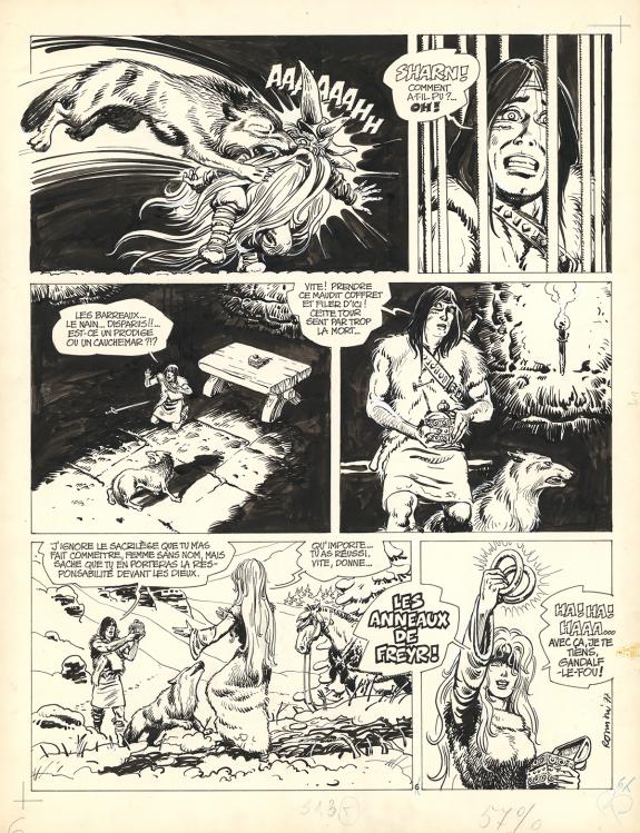 Grzegorz Rosinski - Thorgal, La Magicienne trahie, Planche o