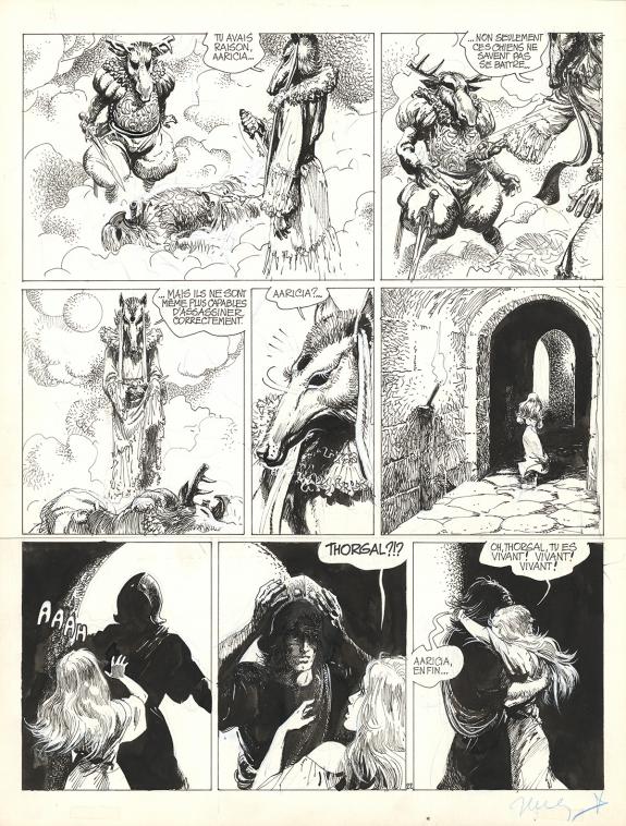 Grzegorz Rosinski - Thorgal, La Chute de Brek Zarith, Planch