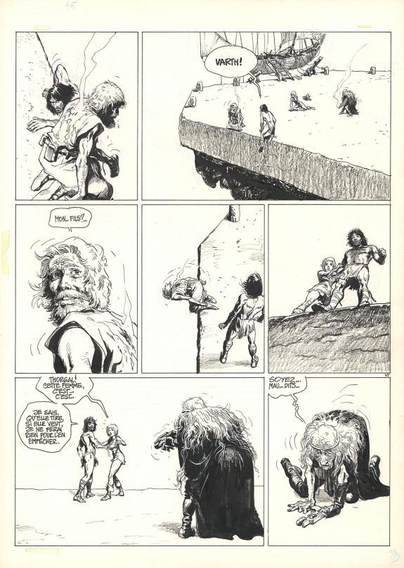 Grzegorz Rosinski - Thorgal, La Cité du Dieu perdu, Planche 