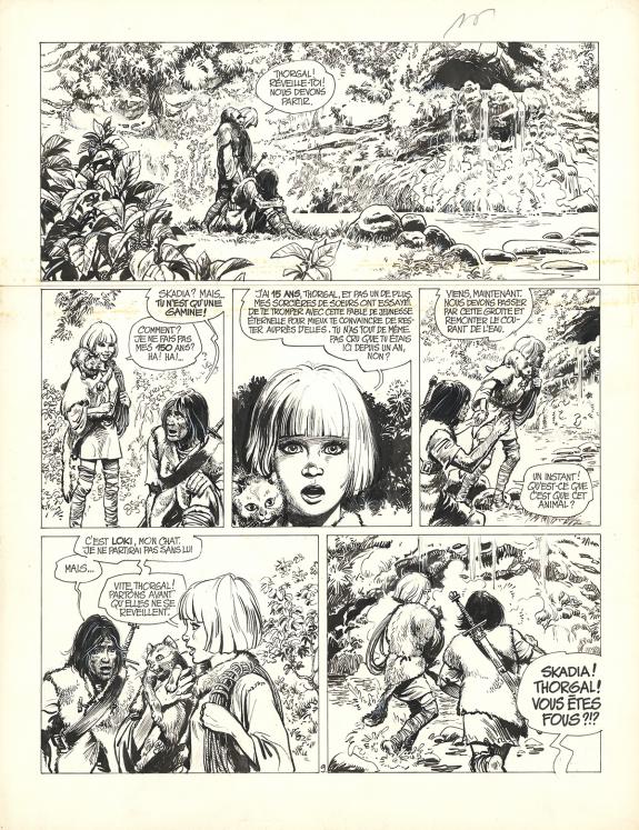 Grzegorz Rosinski - Thorgal, La Magicienne trahie, Planche o