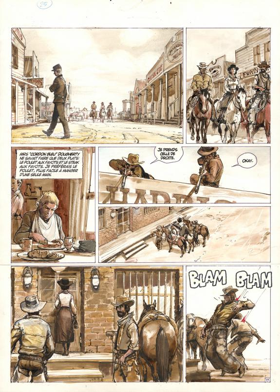 Grzegorz Rosinski - Western, Planche originale n°25