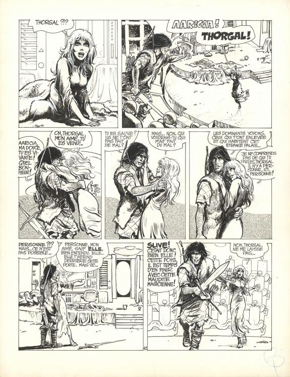 Grzegorz Rosinski - Thorgal, L'Île des Mers Gelées, Planche 