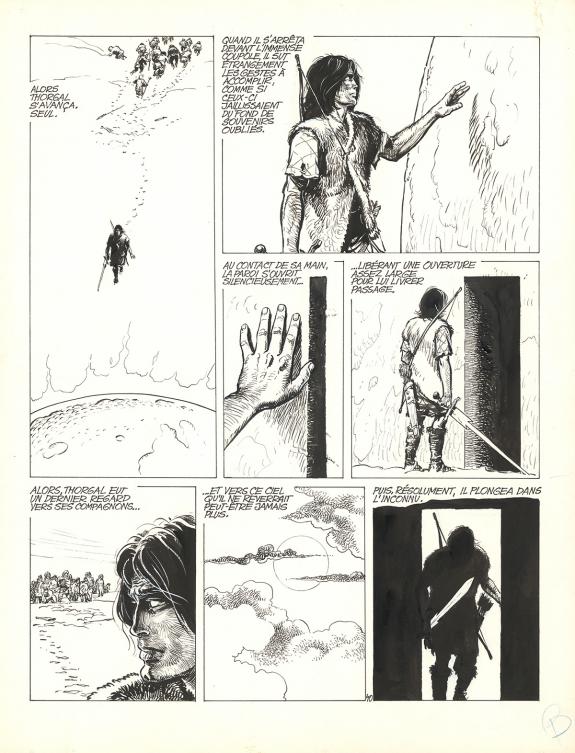 Grzegorz Rosinski - Thorgal, L'Île des Mers Gelées, Planche 