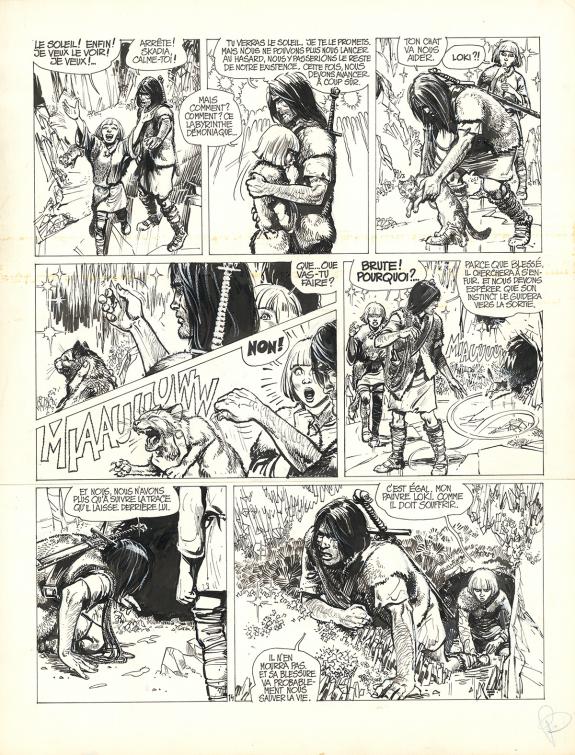 Grzegorz Rosinski - Thorgal, La Magicienne trahie, Planche o