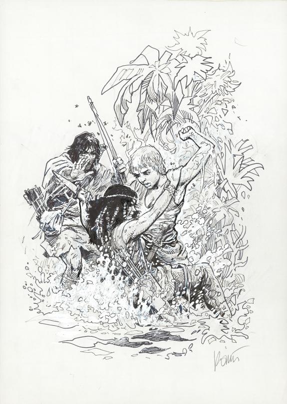 Grzegorz Rosinski - Thorgal, Illustration originale