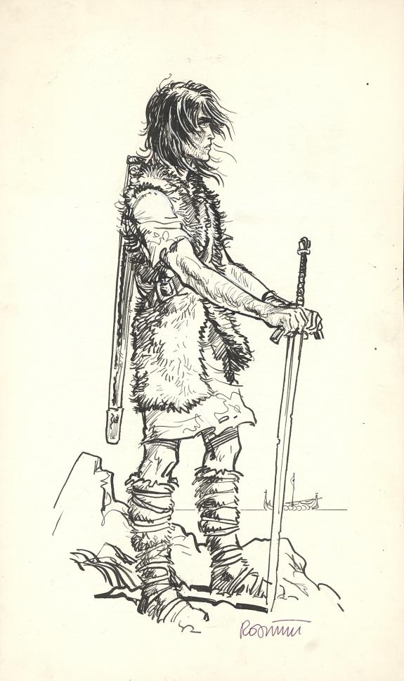 Grzegorz Rosinski - Thorgal, Illustration originale, 4ème de