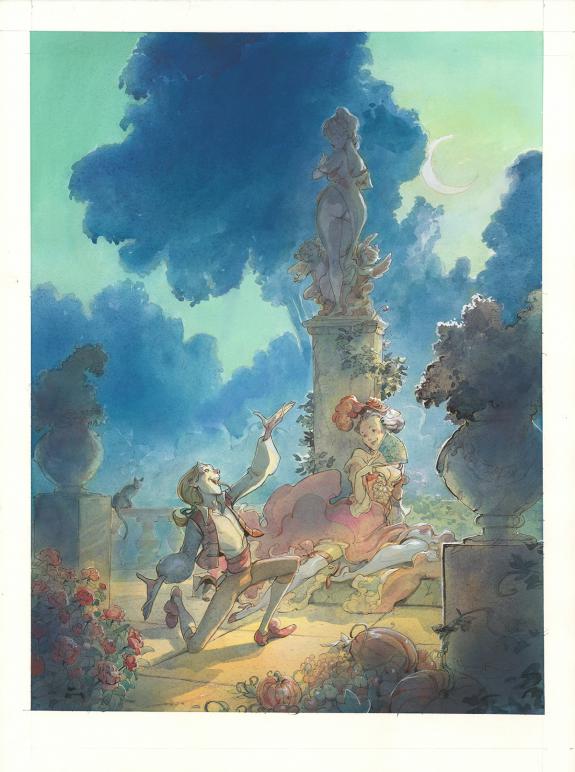 Yannick Corboz - Célestin Gobe-la Lune, Couverture originale