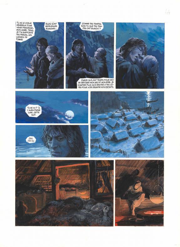 Grzegorz Rosinski - Thorgal, Le sacrifice, Planche originale