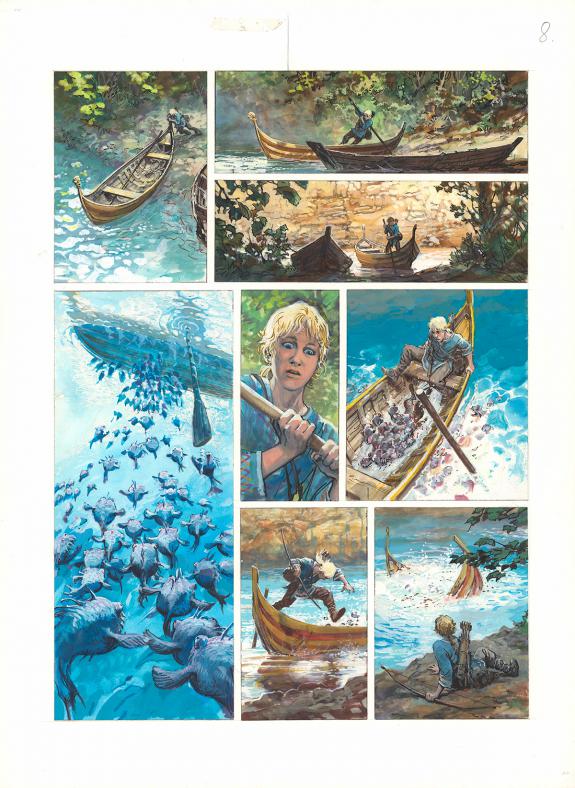 Grzegorz Rosinski - Thorgal, Moi, Jolan, Planche originale n