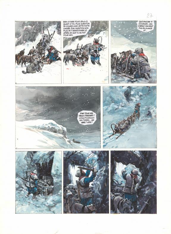 Grzegorz Rosinski - Thorgal, Le Bateau-Sabre, Planche origin