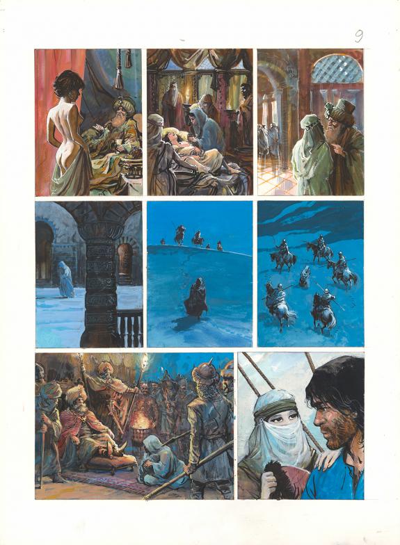 Grzegorz Rosinski - Thorgal, Kah-Aniel, Planche originale n°