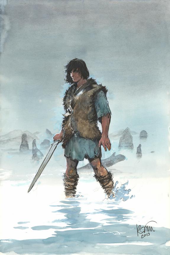 Grzegorz Rosinski - Thorgal, Illustration originale réalisée