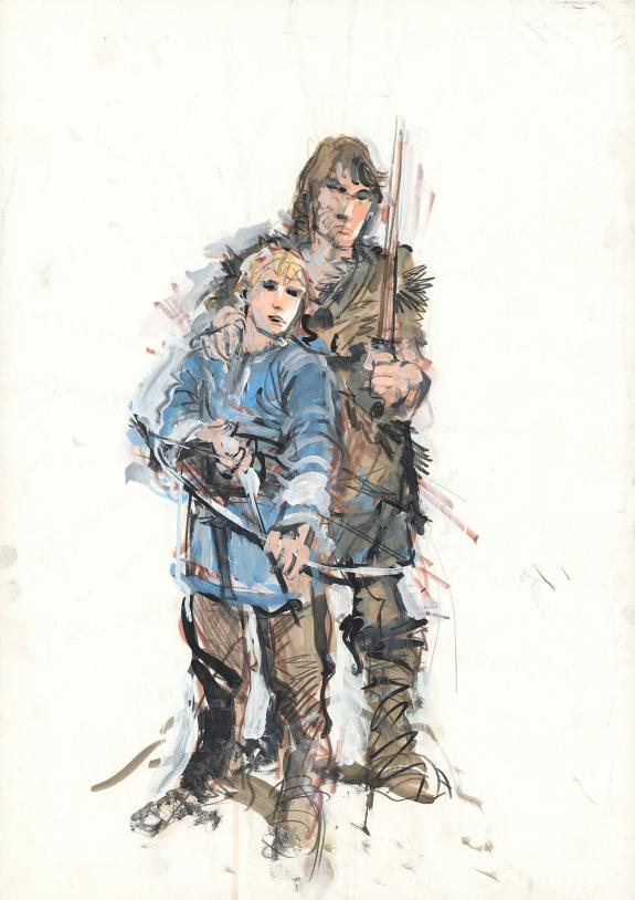 Grzegorz Rosinski - Thorgal, Illustration originale
