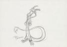 Tom Bancroft  - Crayonné original de design de Mushu pour le