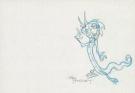 Tom Bancroft  - Crayonné original de design de Mushu pour le