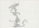 Tom Bancroft  - Crayonné original de design de Mushu pour le
