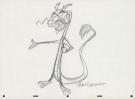Tom Bancroft  - Crayonné original de design de Mushu pour le
